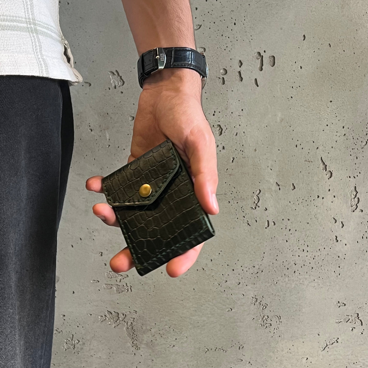 SnapFold | Premium Cow Leather Snap Wallet