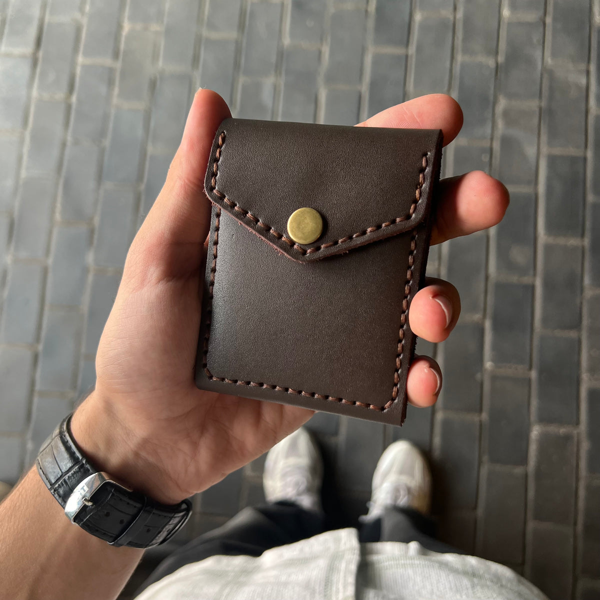 SnapFold | Premium Cow Leather Snap Wallet