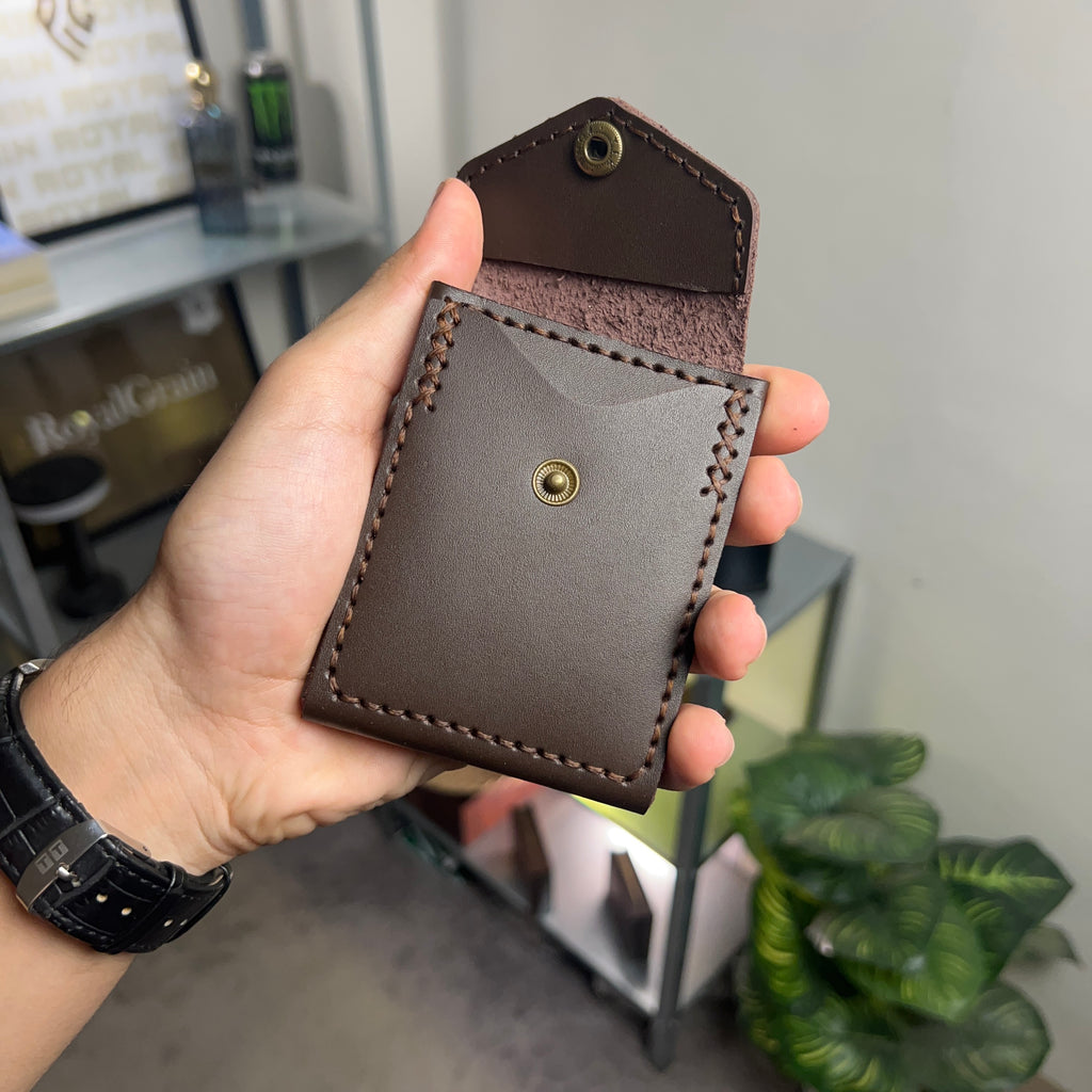 SnapFold | Premium Cow Leather Snap Wallet