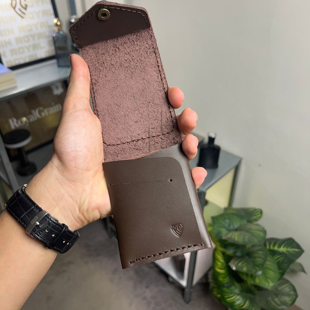 SnapFold | Premium Cow Leather Snap Wallet