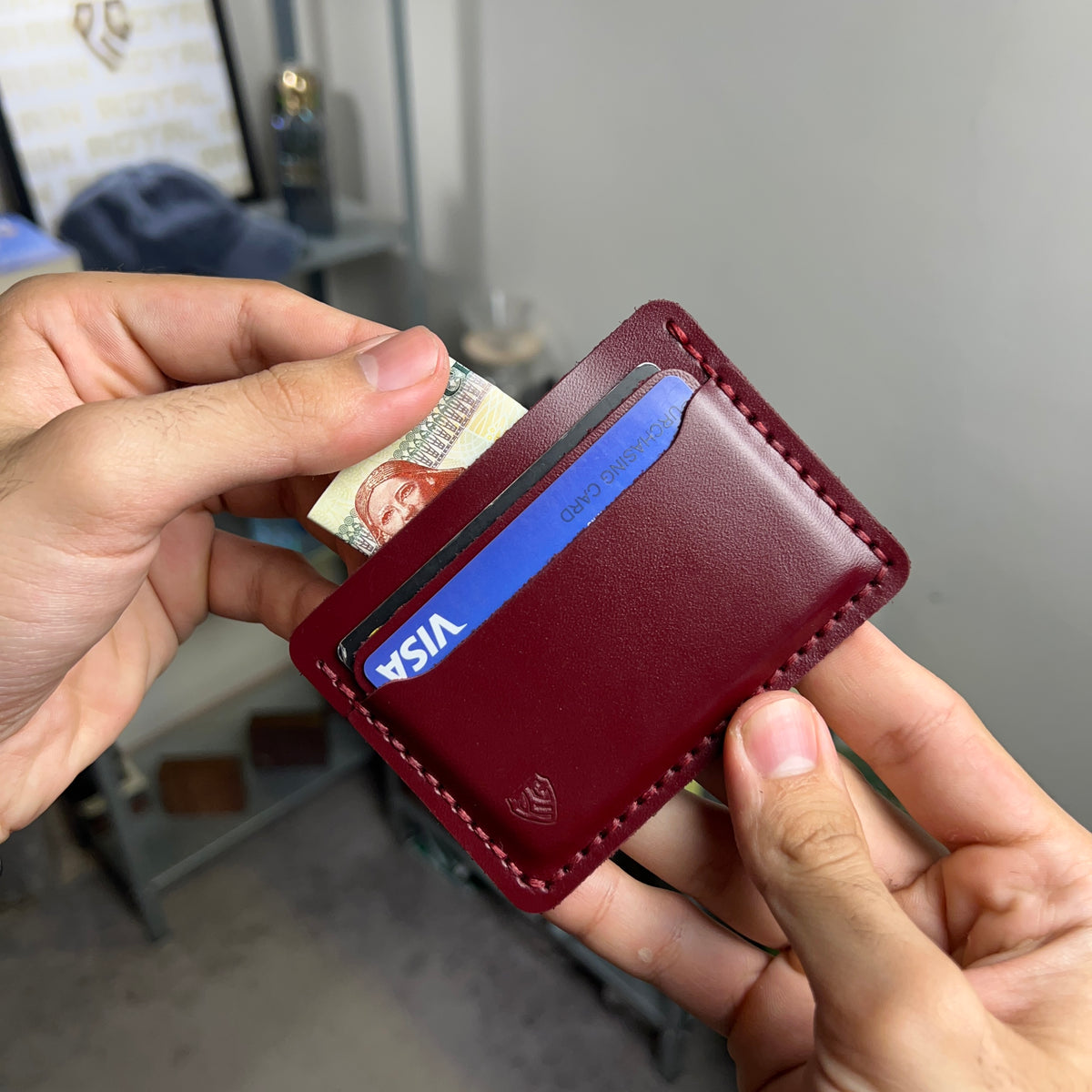 Essential Cardholder | Premium Cow Leather Cardholder