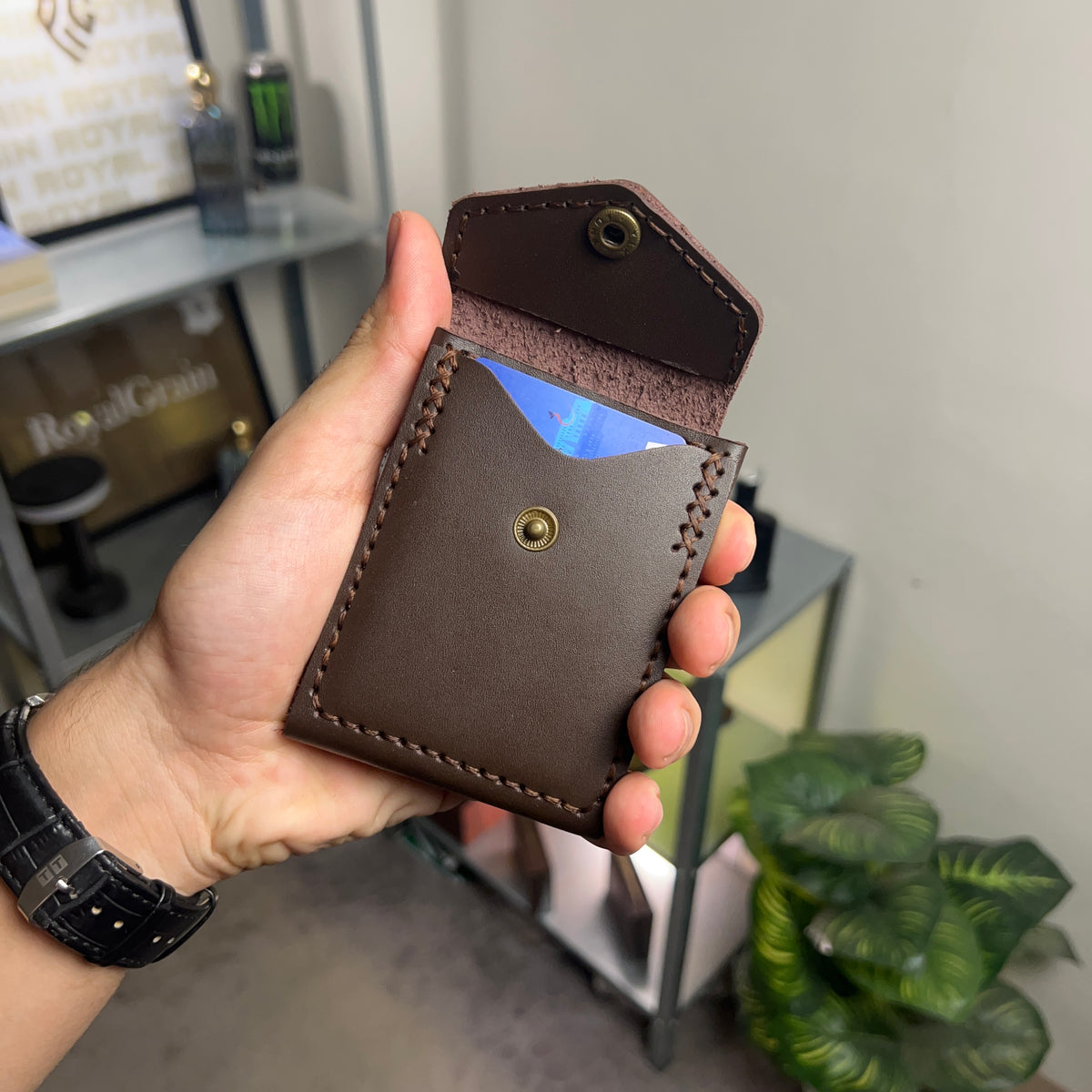 SnapFold | Premium Cow Leather Snap Wallet