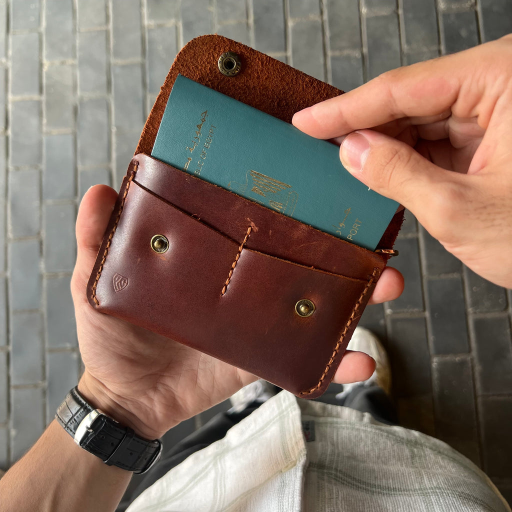 Passport Cover | Premium Handcrafted Cow leather Passport Cover