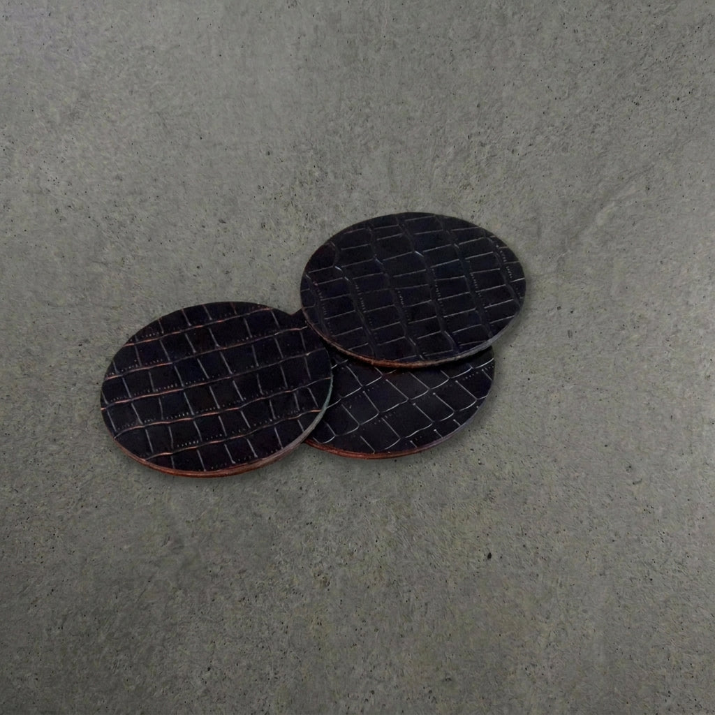 Leather Coasters | 3 Pcs
