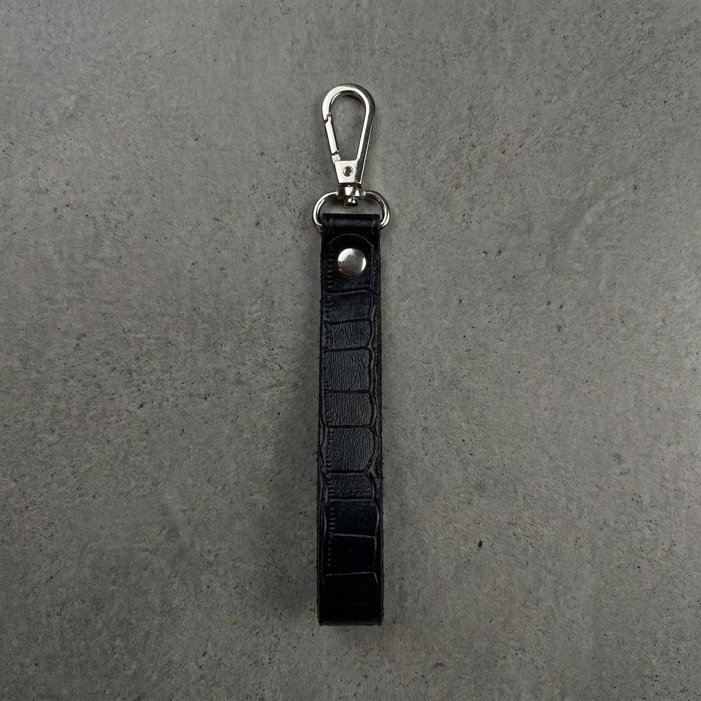 Long Leather Keychain