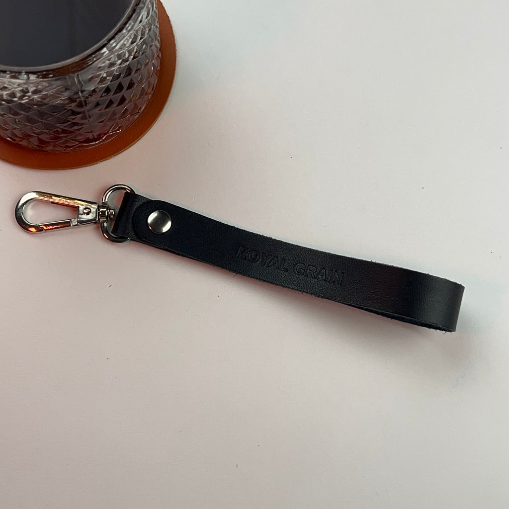 Long Leather Keychain