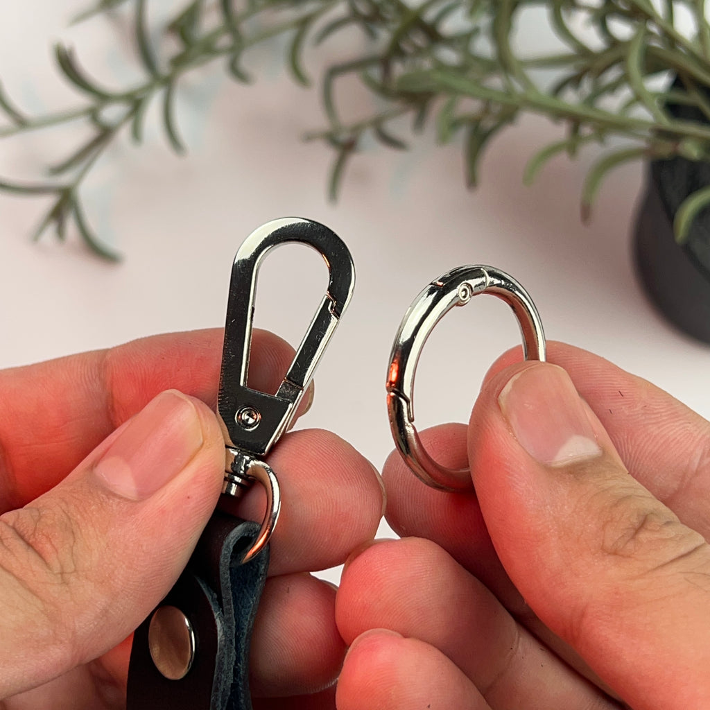 Long Leather Keychain