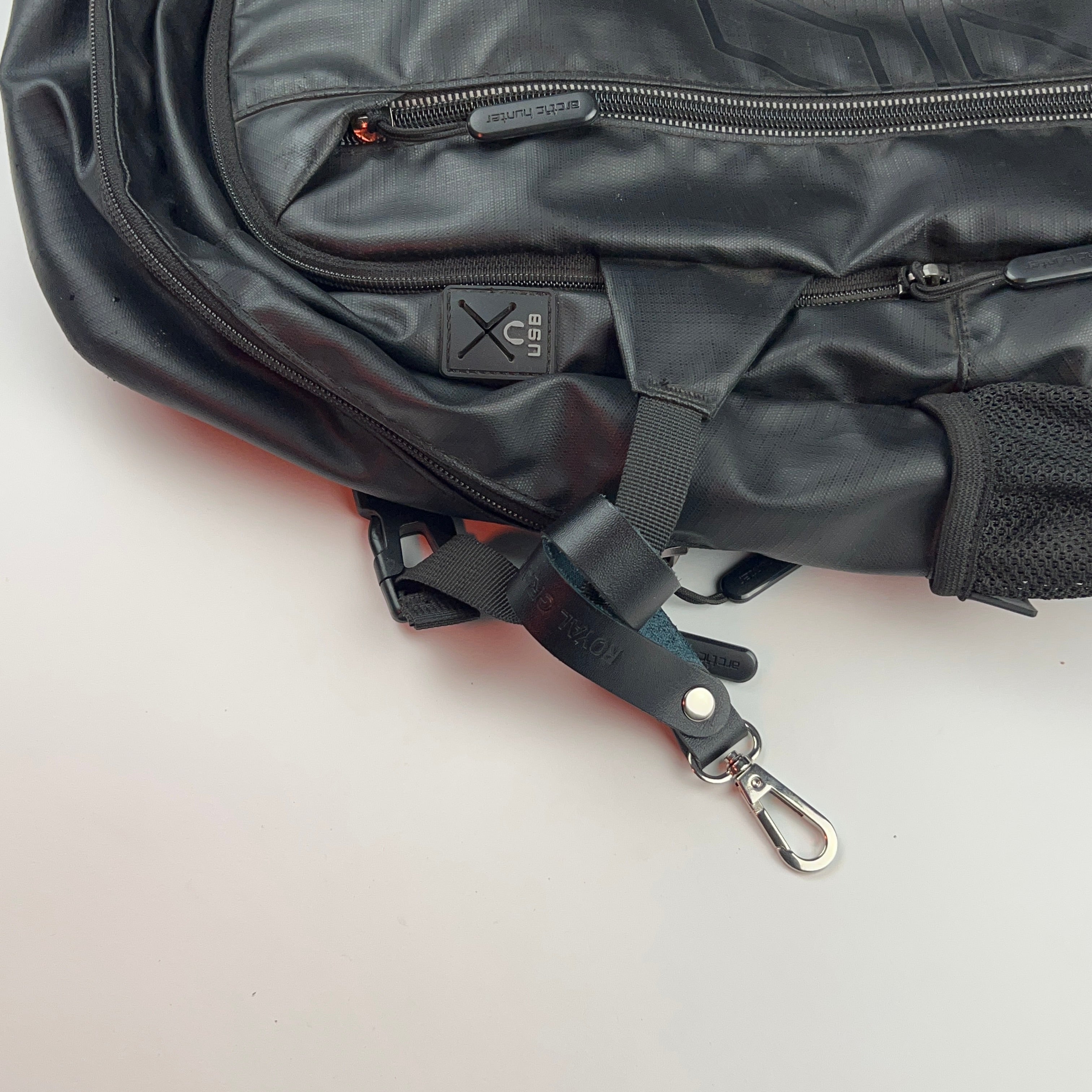 Long Leather Keychain