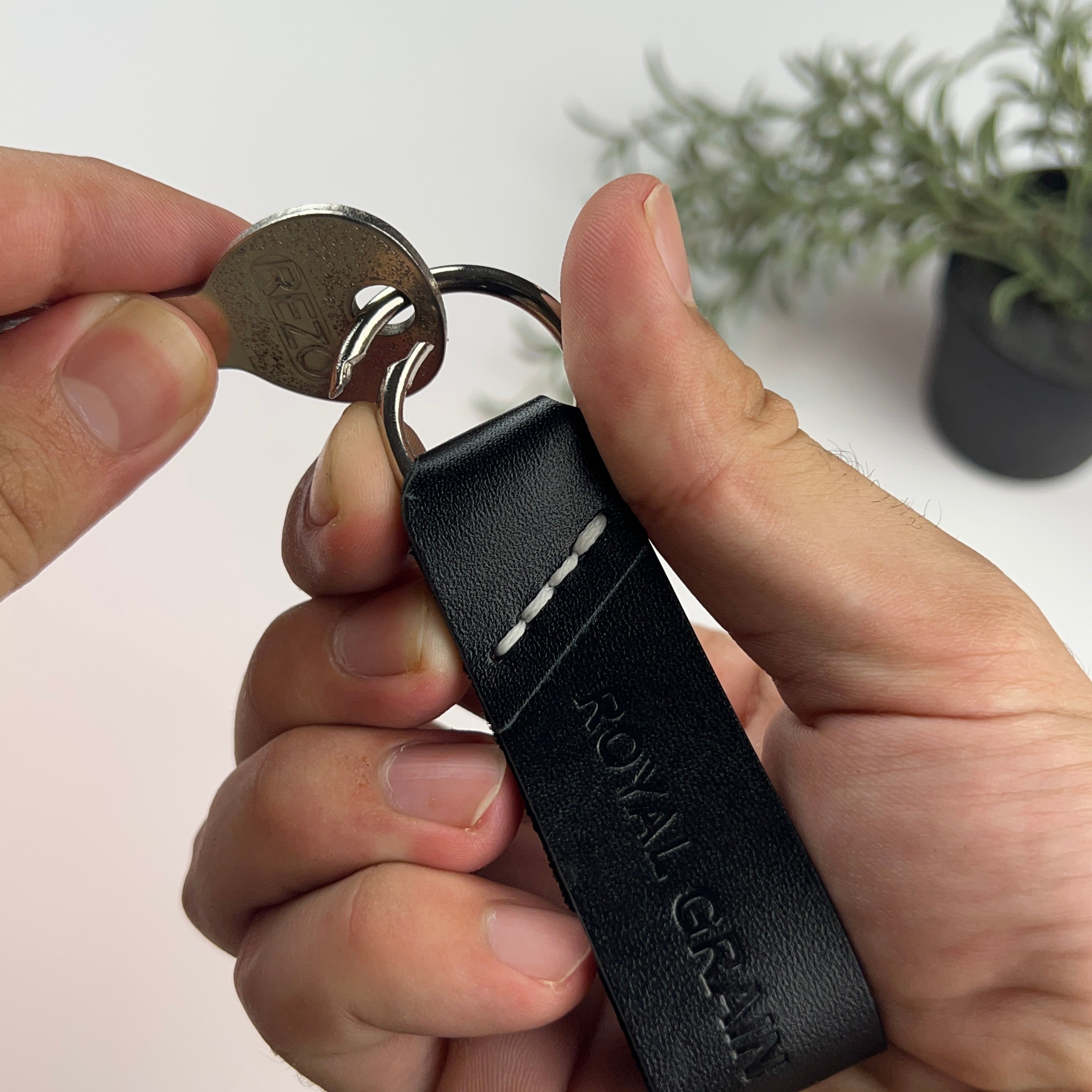 Leather Keychain