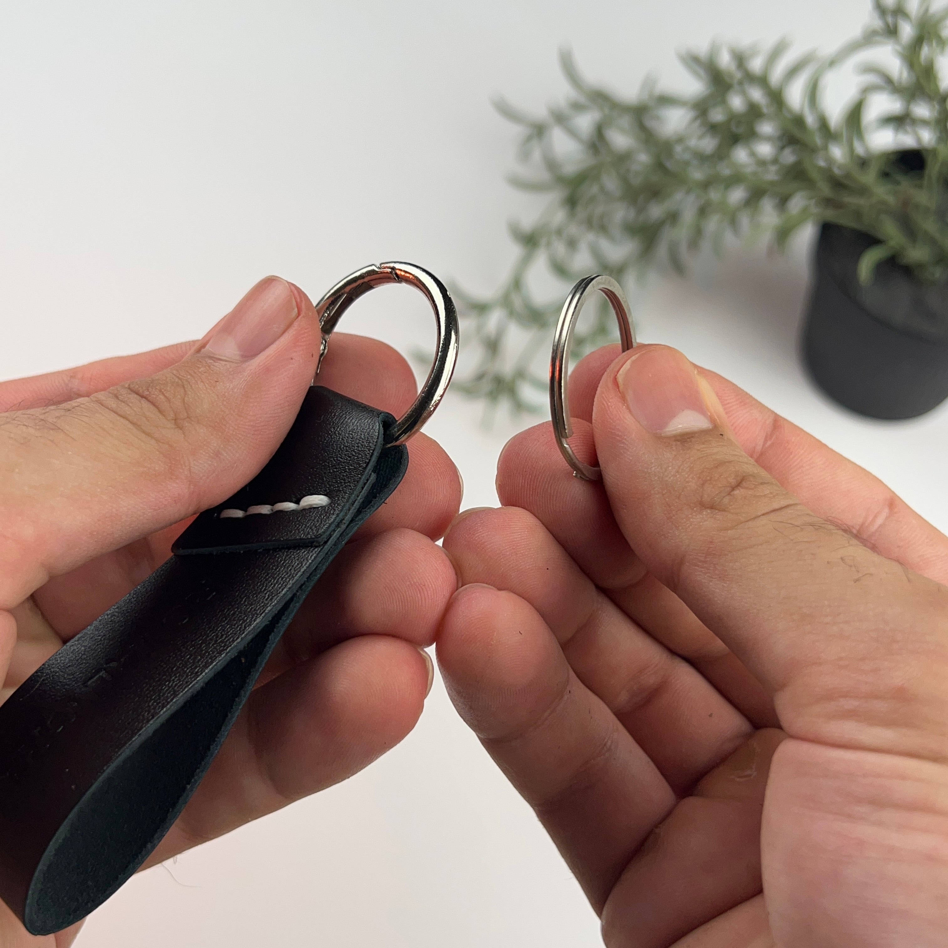 Leather Keychain
