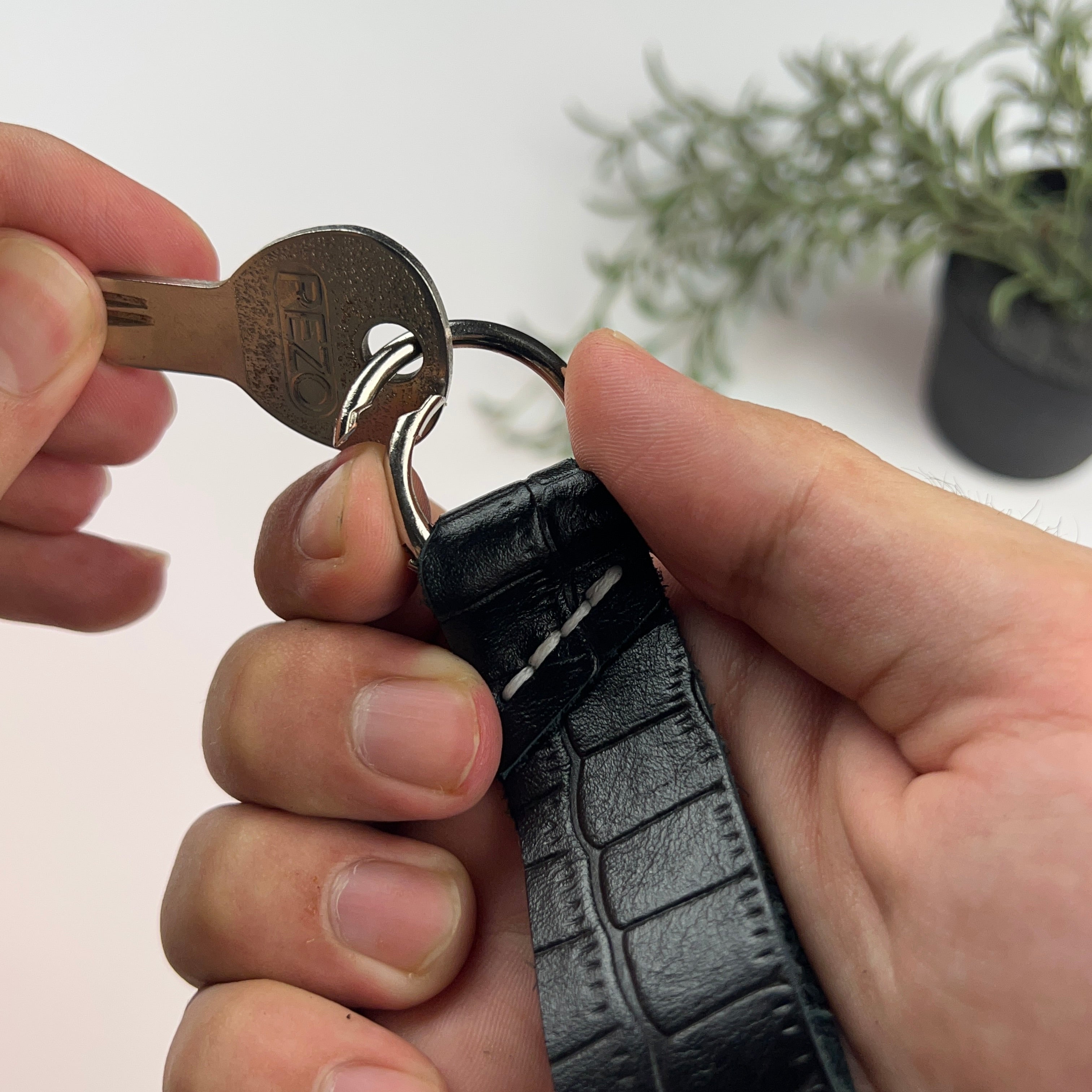 Leather Keychain