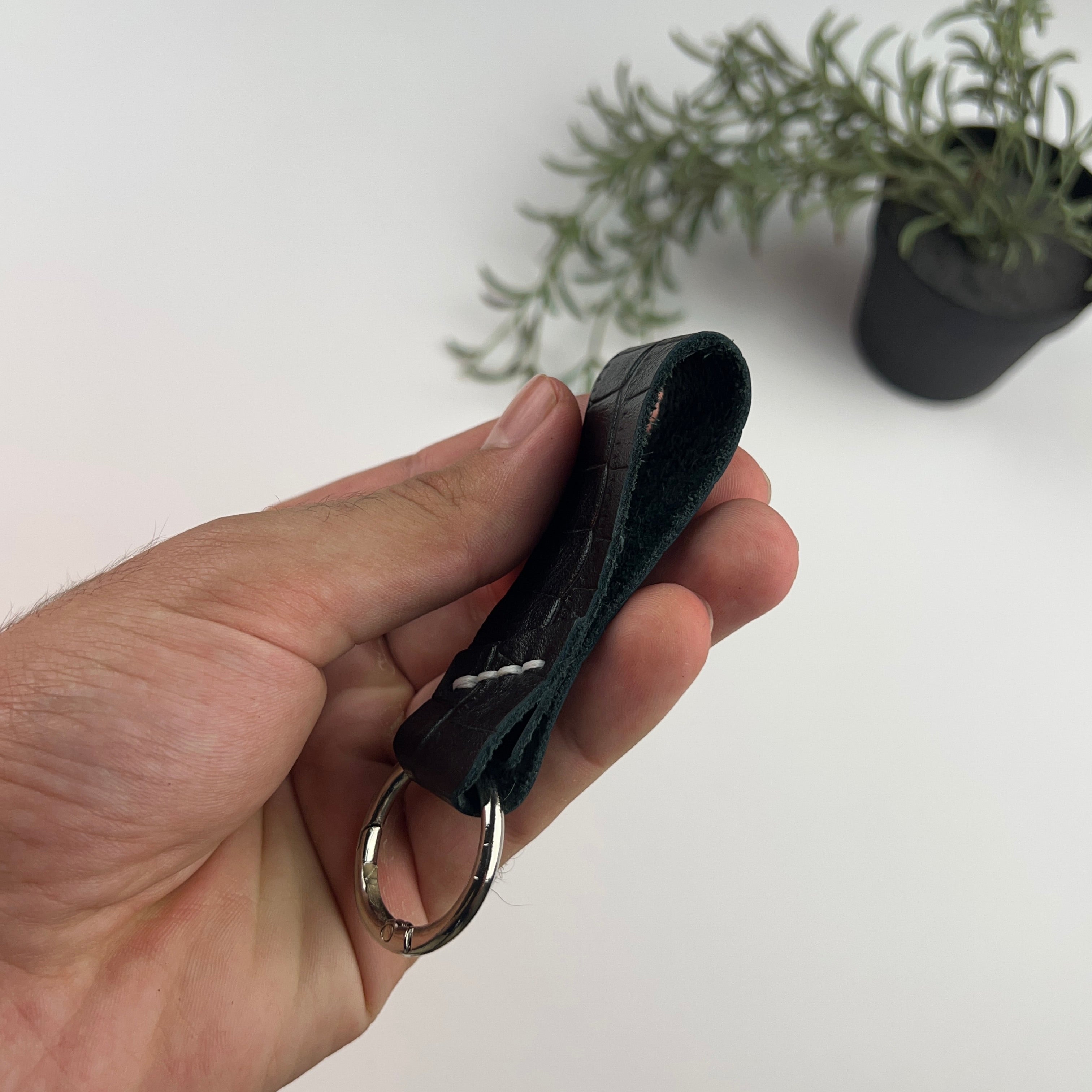 Leather Keychain